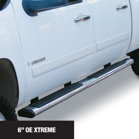 Go Rhino 87IN 6IN OVAL SIDEBAR SIDE BAR 5IN AND 6IN O. E. XTREME OVAL SIDE BARS 660087PS